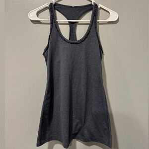 2/$30 Lululemon Athletica Women's Racerback SE Tank Top Heather Coal Grey Size 6